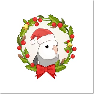 Christmas Cockatiel Posters and Art